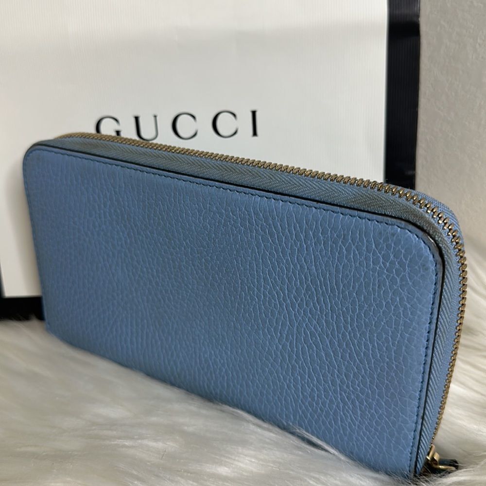 💯Authentic Gucci Zipped Around Long Wallet🍀 - Picture 8 of 15